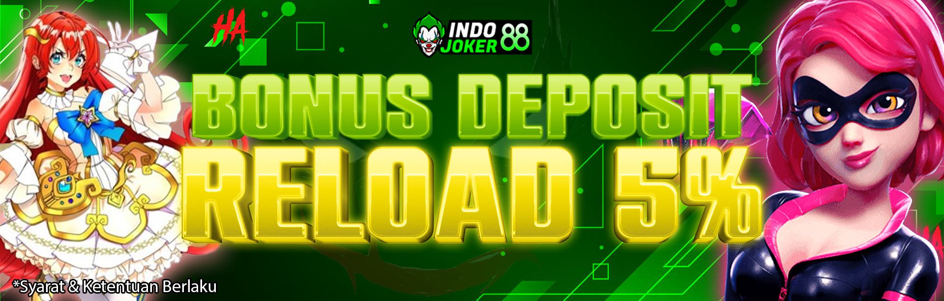 BONUS RELOAD 5% HARIAN