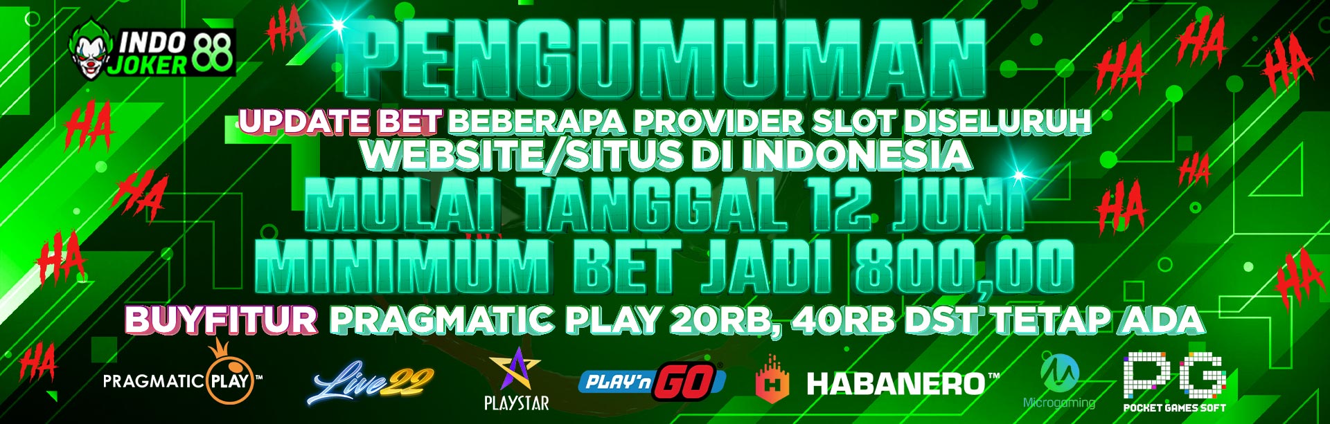 PENGUMUMAN UPDATE BET