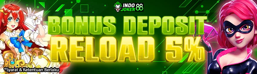 BONUS RELOAD 5% HARIAN